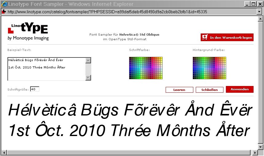 Helvetica Bugs Forever